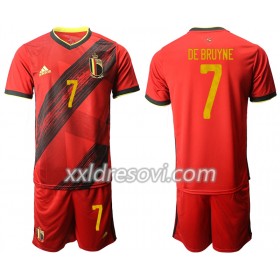 Belgija DE BRUYNE 7 Domaći Dječji Komplet Dresovi za Nogomet Euro 2020 (+ kratke hlače)